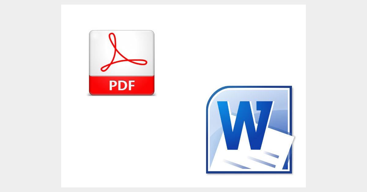 convertir de pdf a word en ligne
