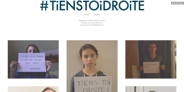 Tumblr #Tienstoidroite