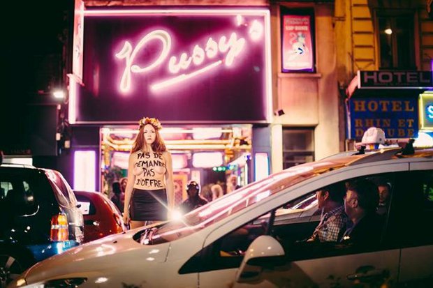 Femen campagne contre la prostitution