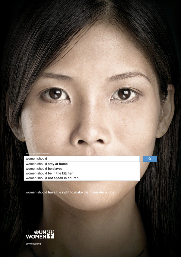 ONU Femmes campagne sexisme Google