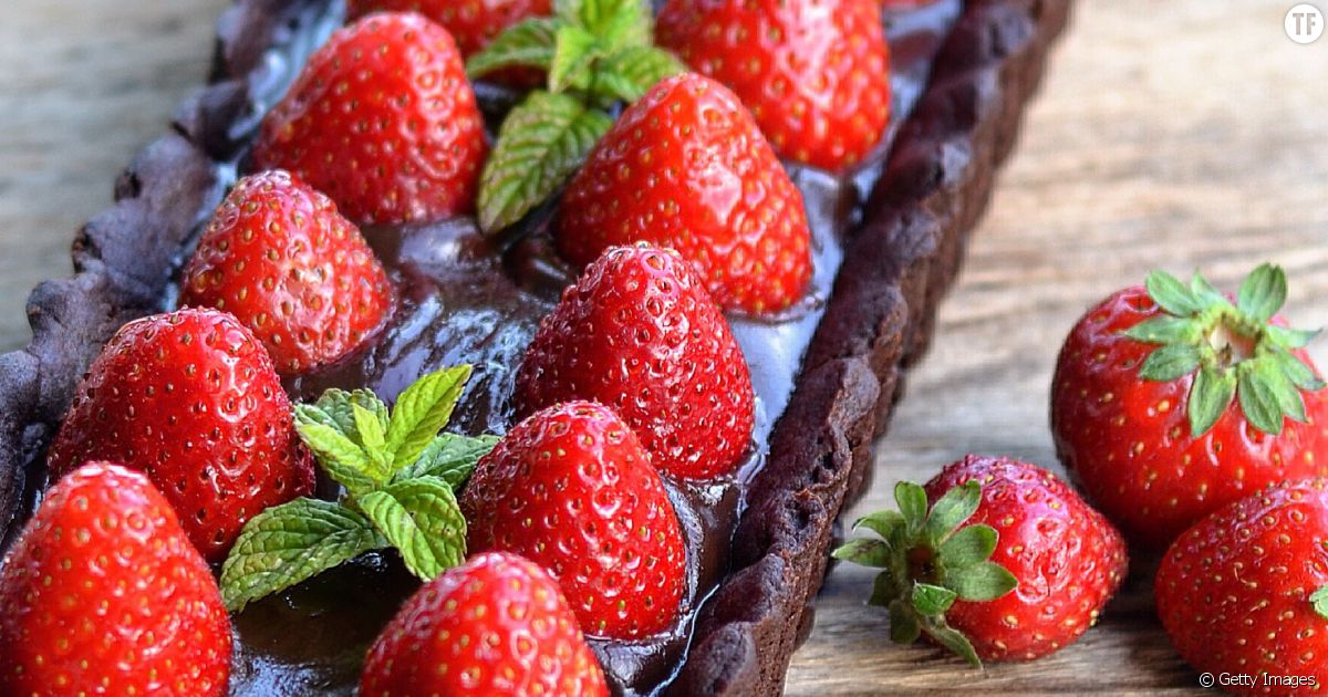 La Recette De La Tarte Au Chocolat Aux Fraises Et Au Oreo Sans Cuisson Terrafemina