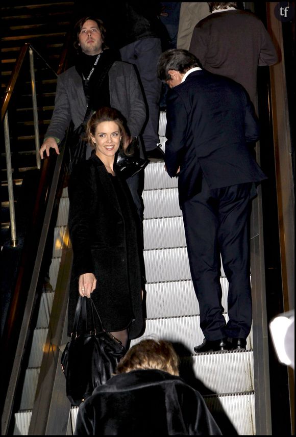 JULIE ANDRIEU, STEPHANE DELAJOUX - PREMIERE DU FILM "LES AVENTURES EXTRAORDINAIRES D' ADELE BLANC SEC" A L' UGC NORMANDIE A PARIS 