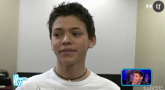 Rayane Bensetti à 14 ans dans un de ses premiers castings