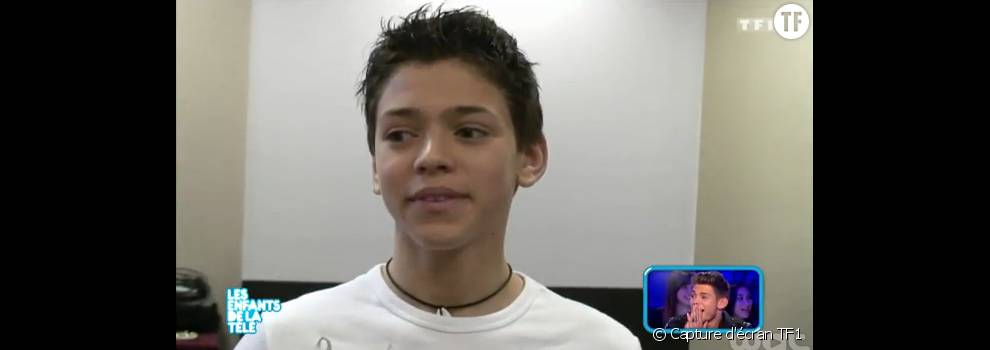 Rayane Bensetti à 14 ans dans un de ses premiers castings