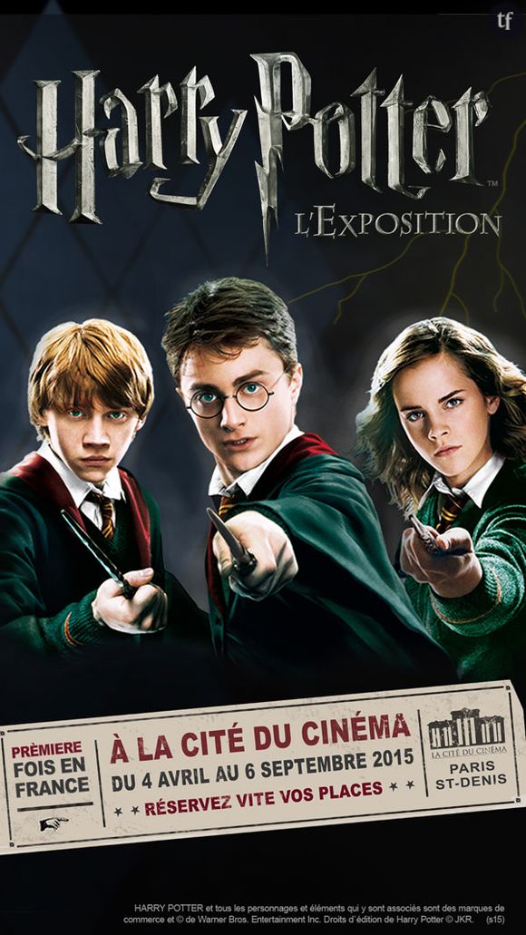 L'affiche de l'exposition Harry Potter