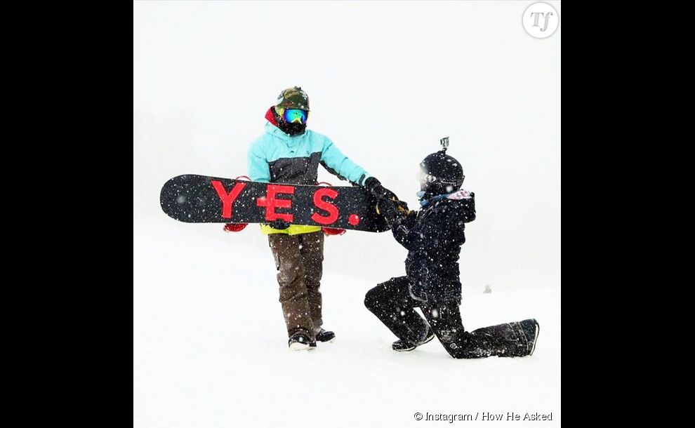 La demande snowboard et la réponse qui va avec.