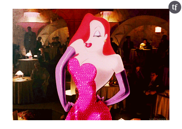 Jessica Rabbit dans le film d'animation Roger Rabbit