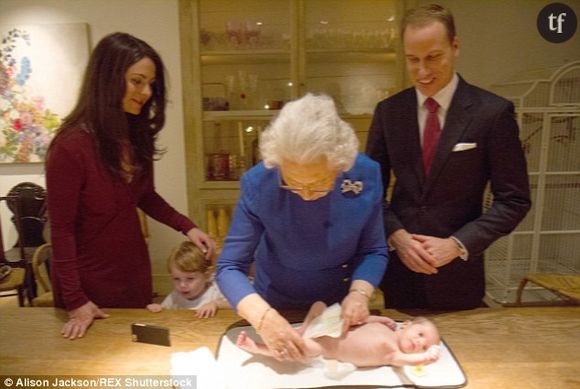 Cliché de la photographe Alison Jackson représentant la famille Royale