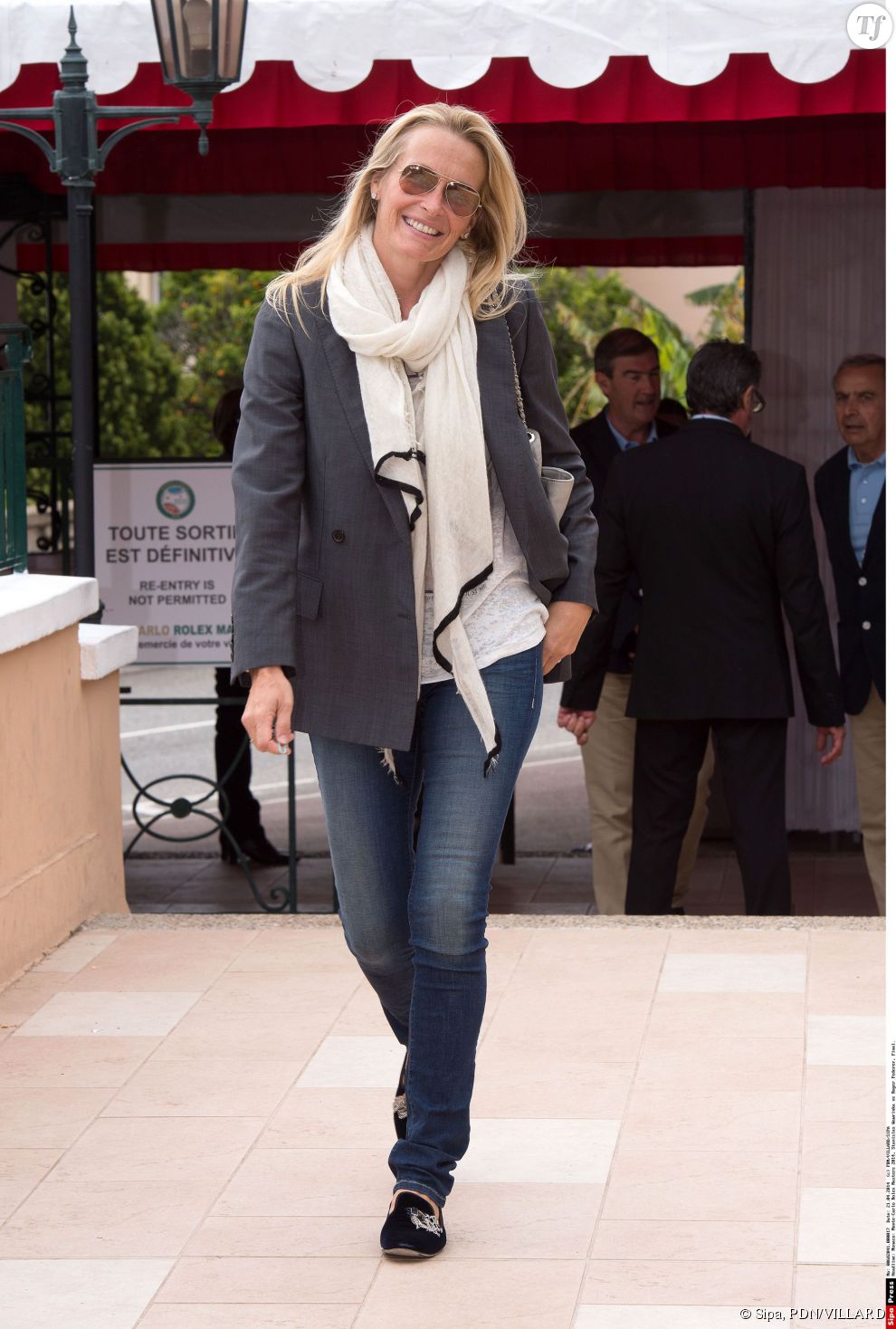 Estelle Lefébure à Monte-Carlo en 2013.