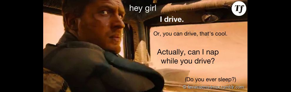 &quot;Je conduis. Mais tu peux conduire aussi, c&#039;est cool. En fait, je peux faire la sieste pendant que tu conduis ? (Quand est-ce que tu dors ?)&quot;