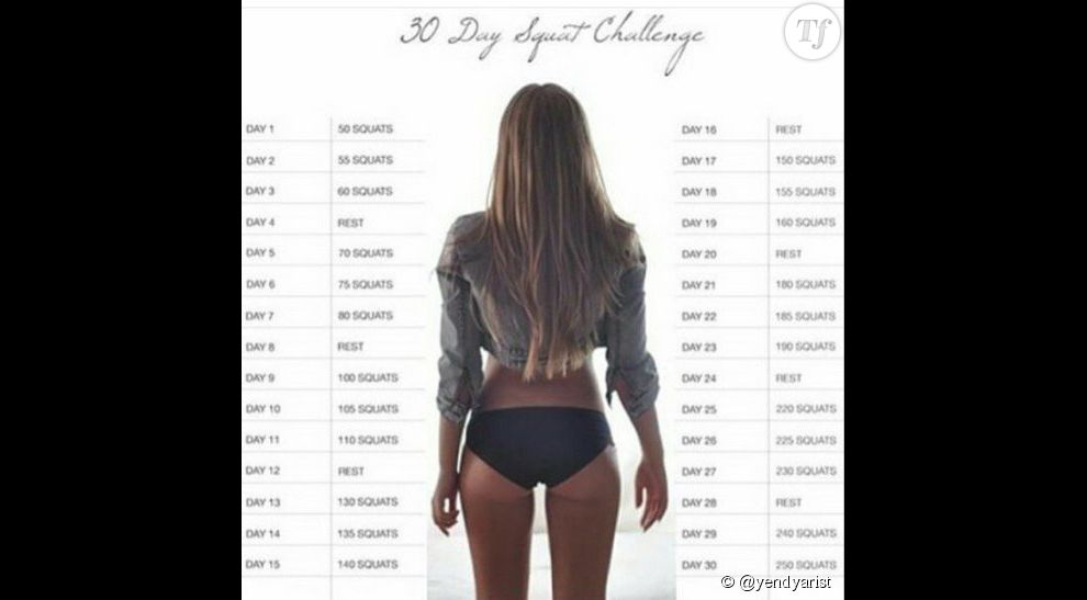 30 Days Squat Challenge : suivez le programme