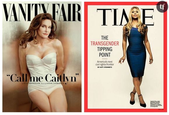 Caitlyn Jenner pour Vanity Fair et Laverne Cox pour le Time