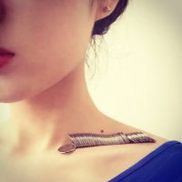 The collarbone challenge : faire tenir des pièces sur sa clavicule, le nouveau cool ?