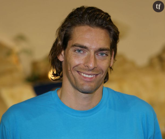 Camille Lacourt en finale du 100m dos.