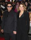 Johnny Depp et sa femme Amber Heard en janvier 2015