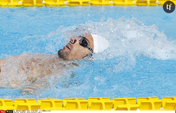 La nageur français Camille Lacourt aux championnats du monde de natation de Kazan