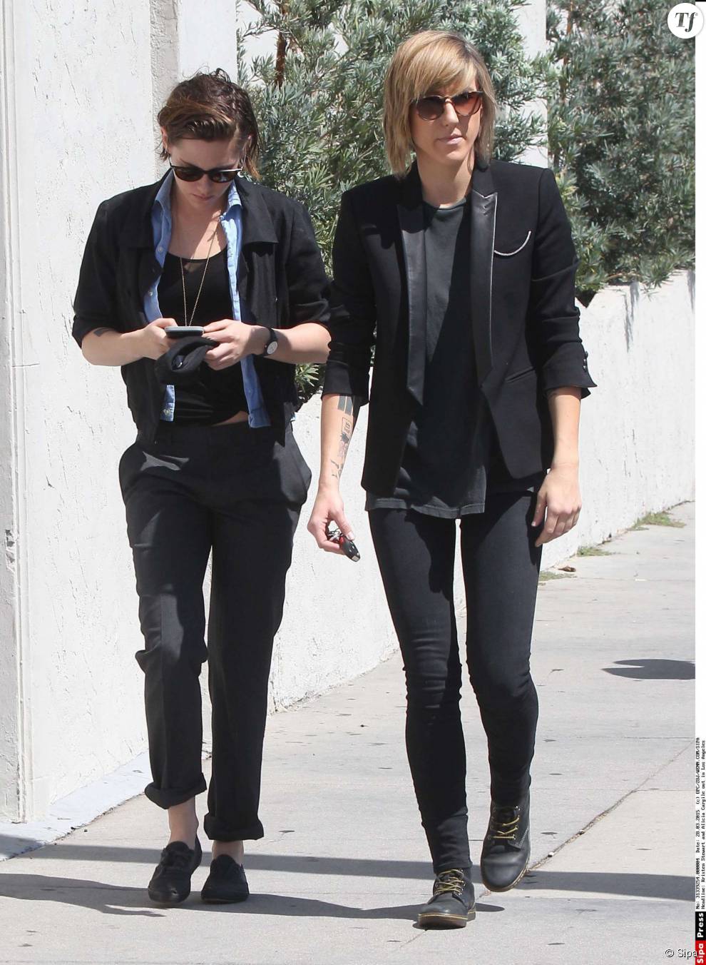 Kristen Stewart et Alicia Cargile en décembre 2014.