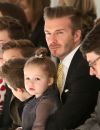David Beckham et sa petite Harper.