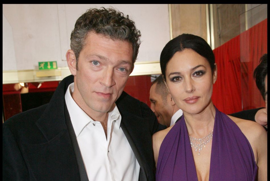 Vincent Cassel et Monica Bellucci aux César en 2009
