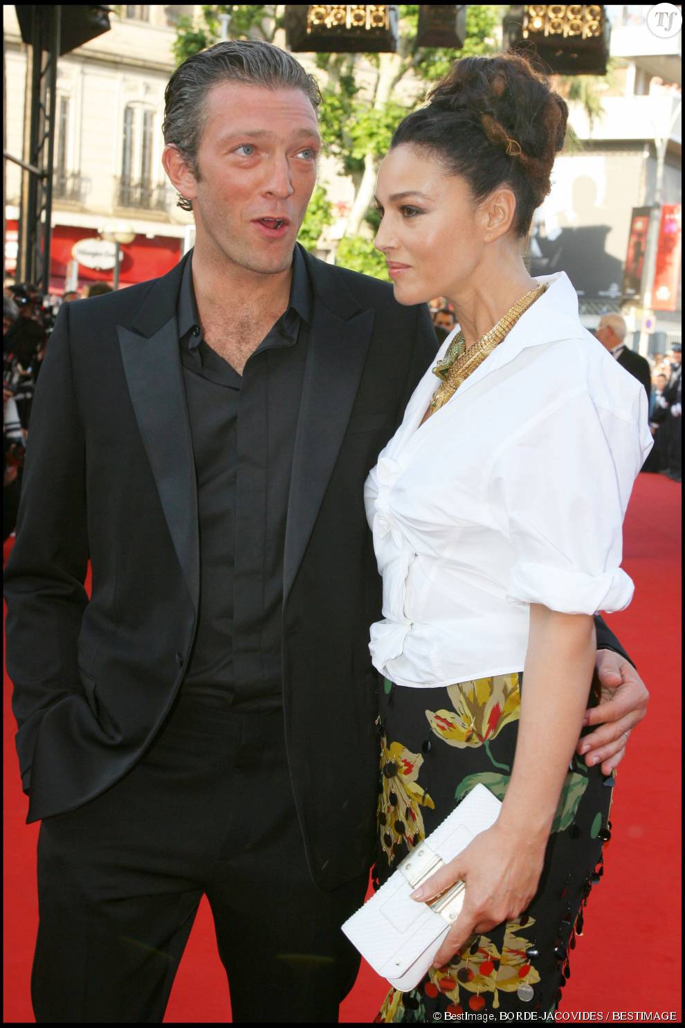 Vincent Cassel et Monica Bellucci à Cannes en 2006