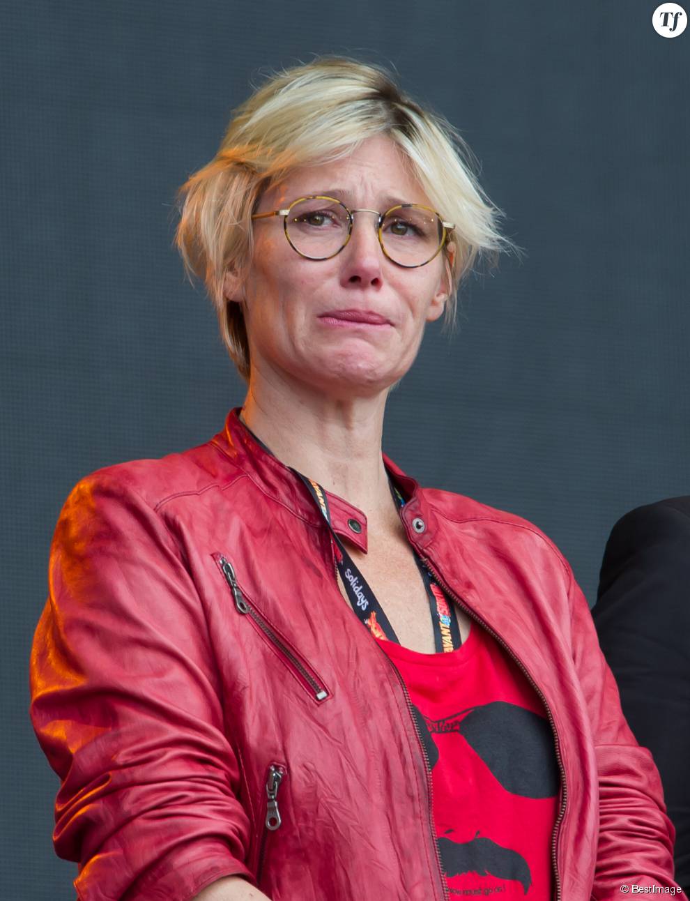  Christiane Taubira, Maïtena Biraben - 3ème jour du festival Solidays à l&#039;hippodrome de Longchamp à Paris le 29 juin 2014.  