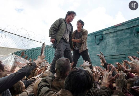 Glenn et Nicholas dans la saison 6 de The Walking dead