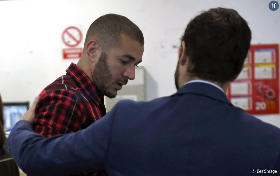 Karim Benzema au trivbunal de Madrid en mars 2015