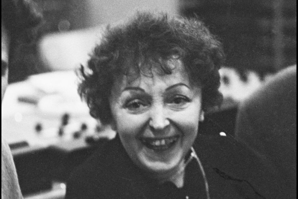 Edith Piaf en enregistrement