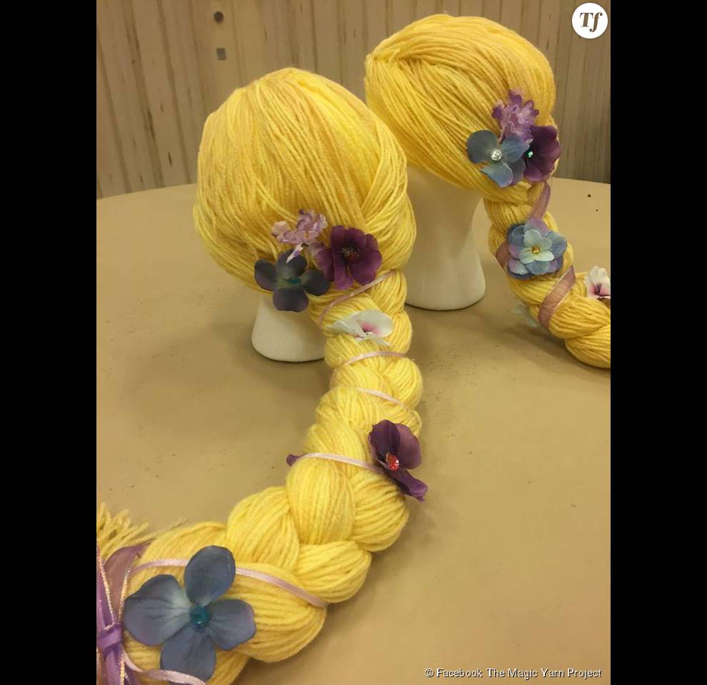 Les perruques en laine du Magic Yarn Project