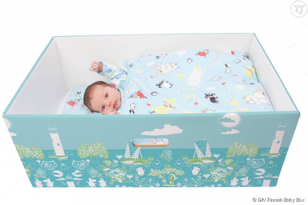 Les boîtes de naissance commercialisées par Finnish Baby Box