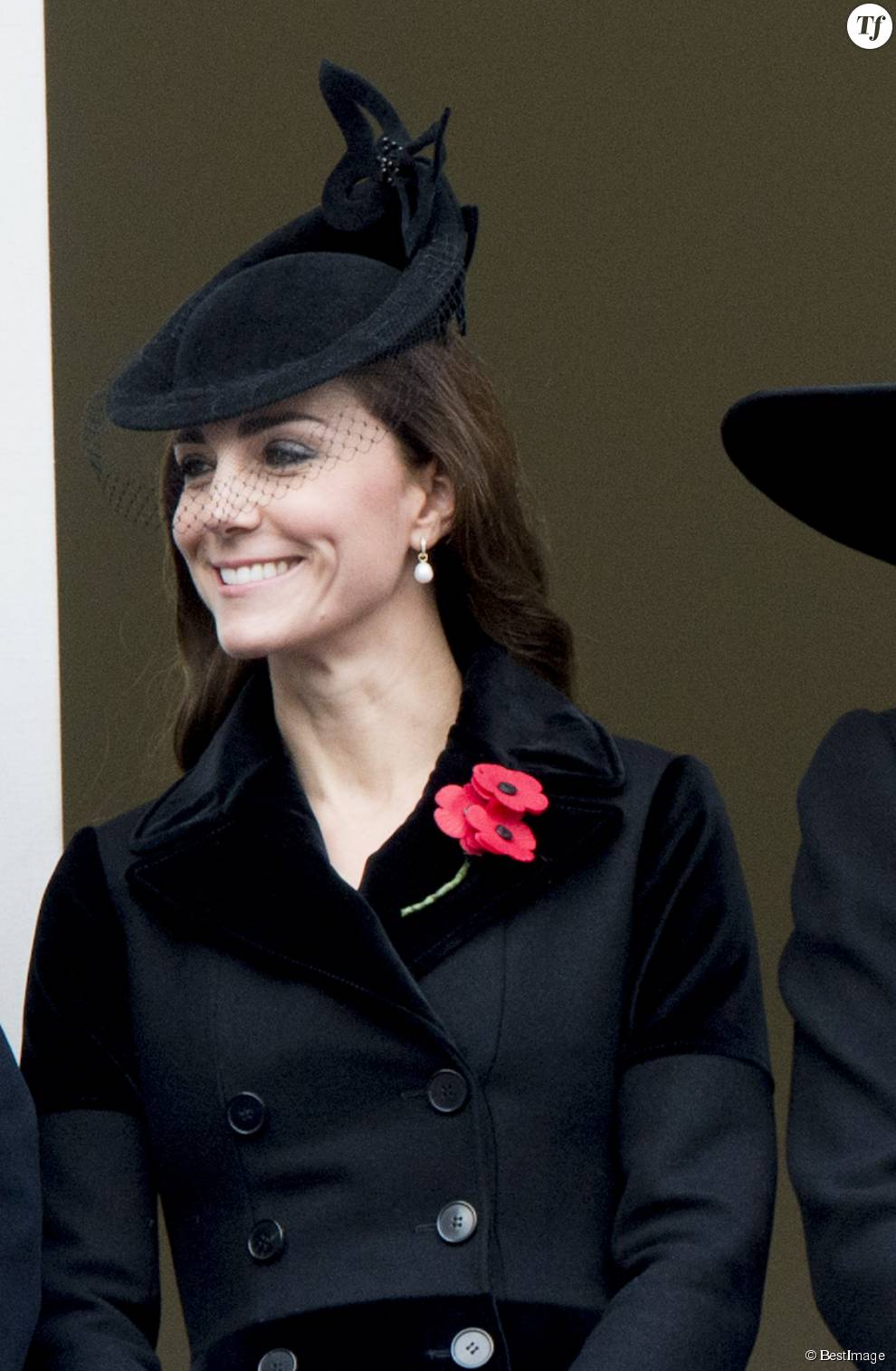  Catherine Kate Middleton, la duchesse de Cambridge - Cérémonie du souvenir durant le &quot;Remembrance Day&quot; au Cénotaphe de Whitehall à Londres, le 8 novembre 2015.  