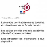 Attentats de Paris : les écoles vont-elles rester fermées lundi ?