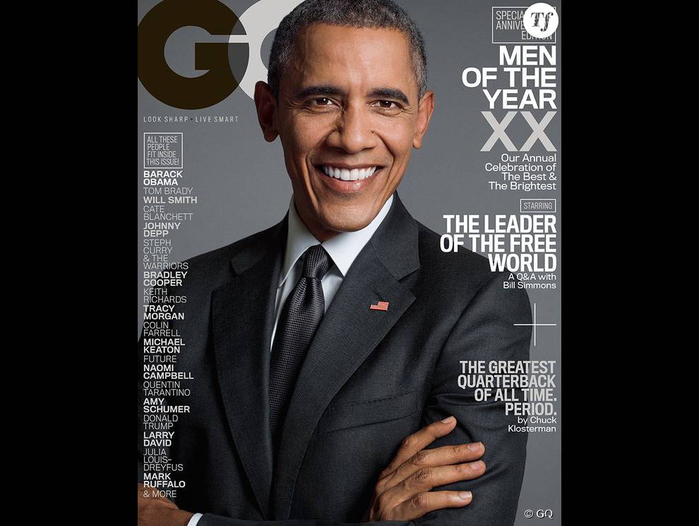 Barack Obama en couverture du magazine GQ