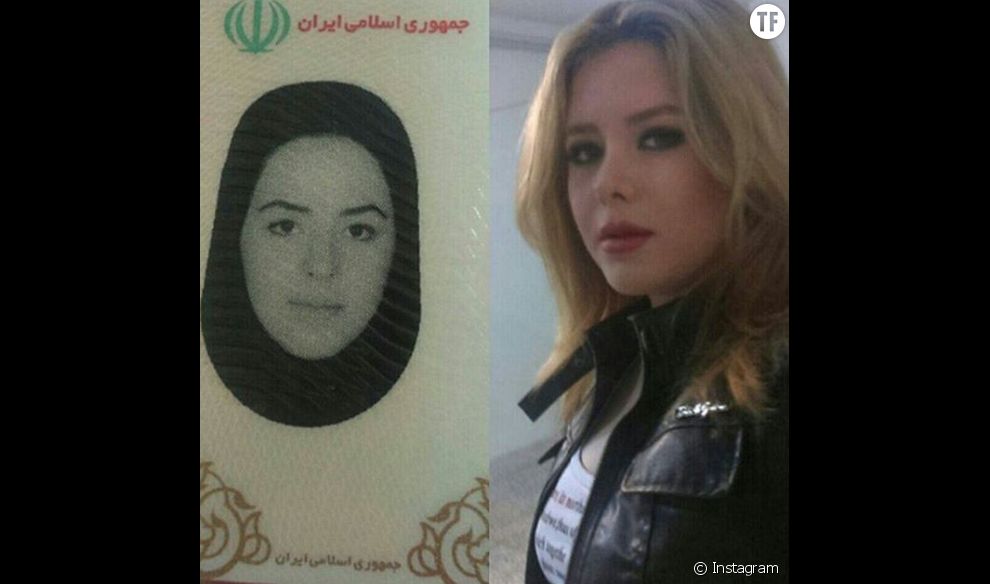 La différence entre la photo d&#039;identité et le visage &quot;réel&quot; des iraniens mise en évidence sur Instagram.