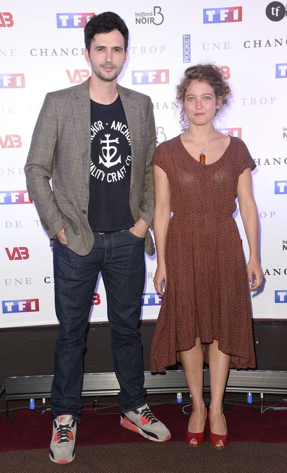  Raphaël Ferret et Sophie de Furst - Avant-première du film "Une chance de trop" au cinéma Gaumont Marignan à Paris, le 24 juin 2015. 