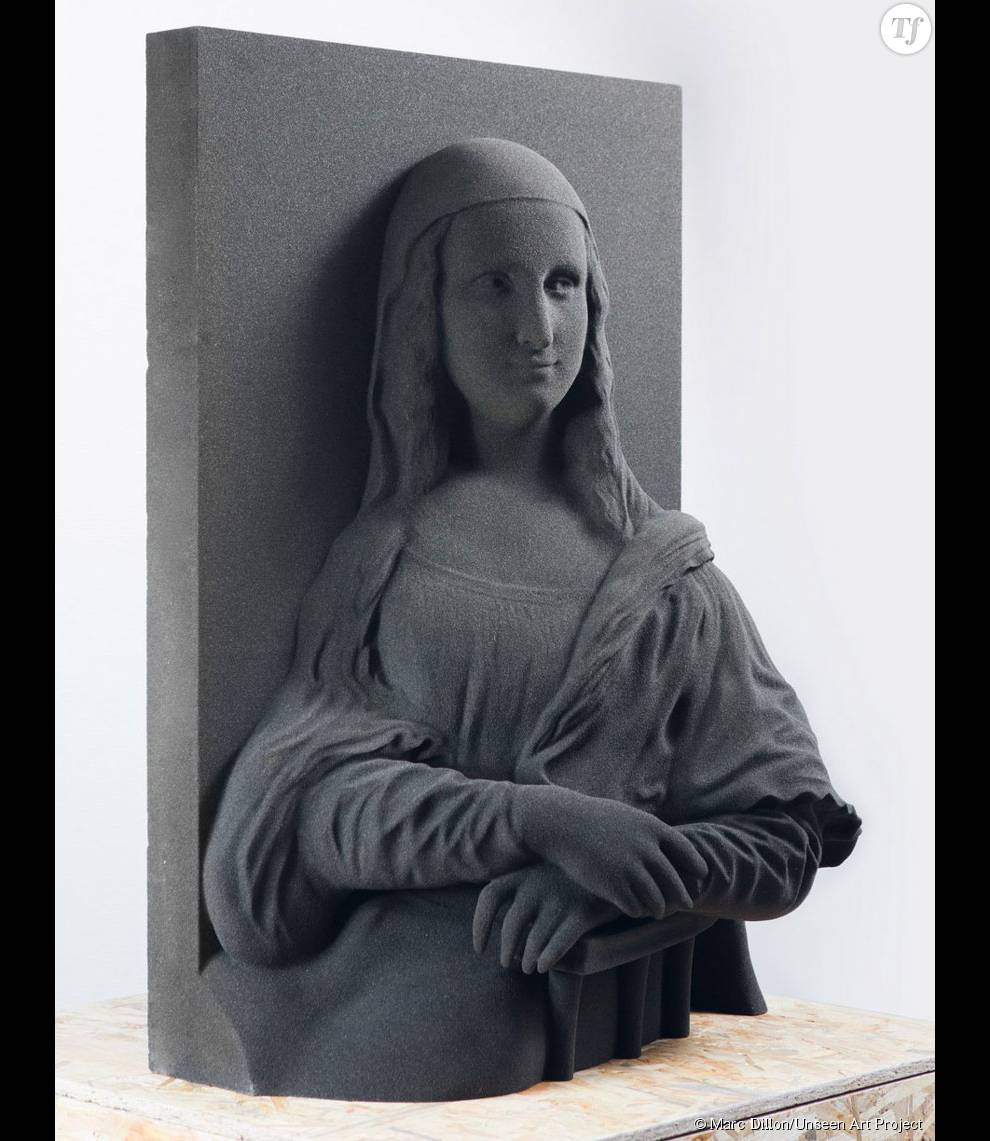 Une Mona Lisa en 3D pour permettre aux aveugles de &quot;voir&quot; les oeuvres d&#039;art