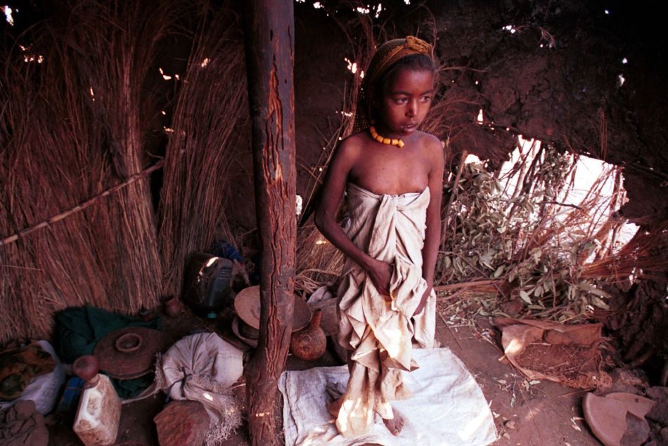 Une petite fille en Ethiopie