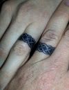 Tatouage alliance : anneaux celtiques