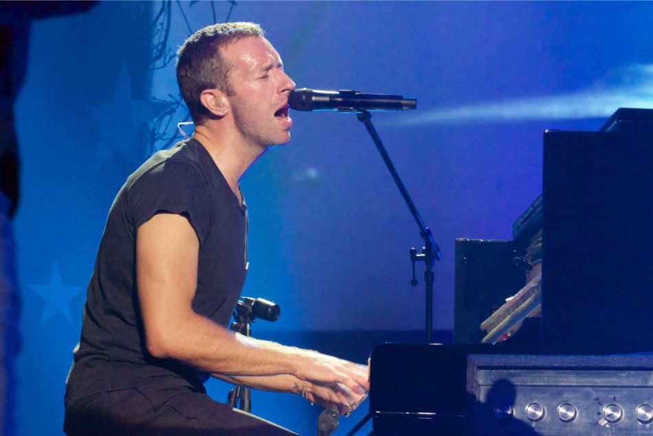 Chris Martin, leader du groupe Coldplay