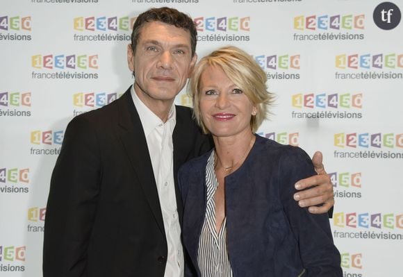 Sophie Davant et Marc Lavoine - Téléthon 2015