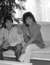 Linda de Suza et son fils Joao en 2 mars 1989
