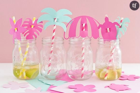 DIY : des pailles tropicales