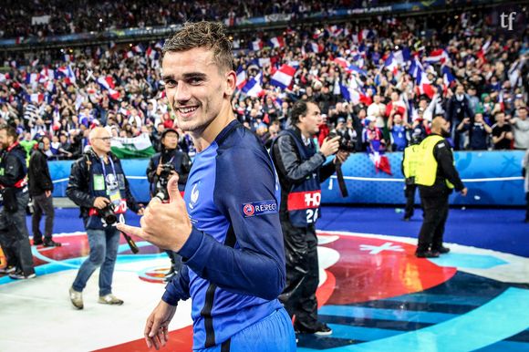 Antoine Griezmann - Match de quart de finale de l'UEFA Euro 2016 France-Islande au Stade de France à Saint-Denis le 3 juillet 2016