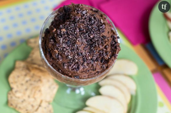 Le houmous façon brownie au chocolat