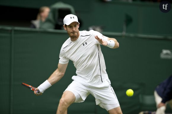 Andy Murray contre Liam Broady lors du tournoi de tennis de Wimbledon à Londres, le 28 juin 2016