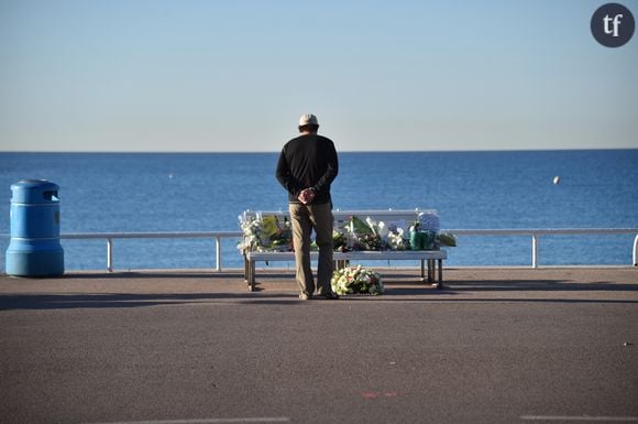 Hommage aux victimes de l'attaque du 14 juillet qui a fait 84 morts à Nice sur la promenade des Anglais à Nice