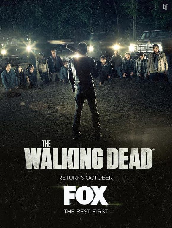 La première affiche officielle de la saison 7 de The Walking Dead