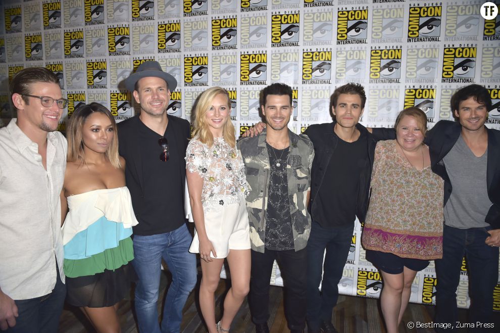 L&#039;équipe de la série The Vampire Diaries au Comic-Con de San Diego le samedi 23 juillet 2016