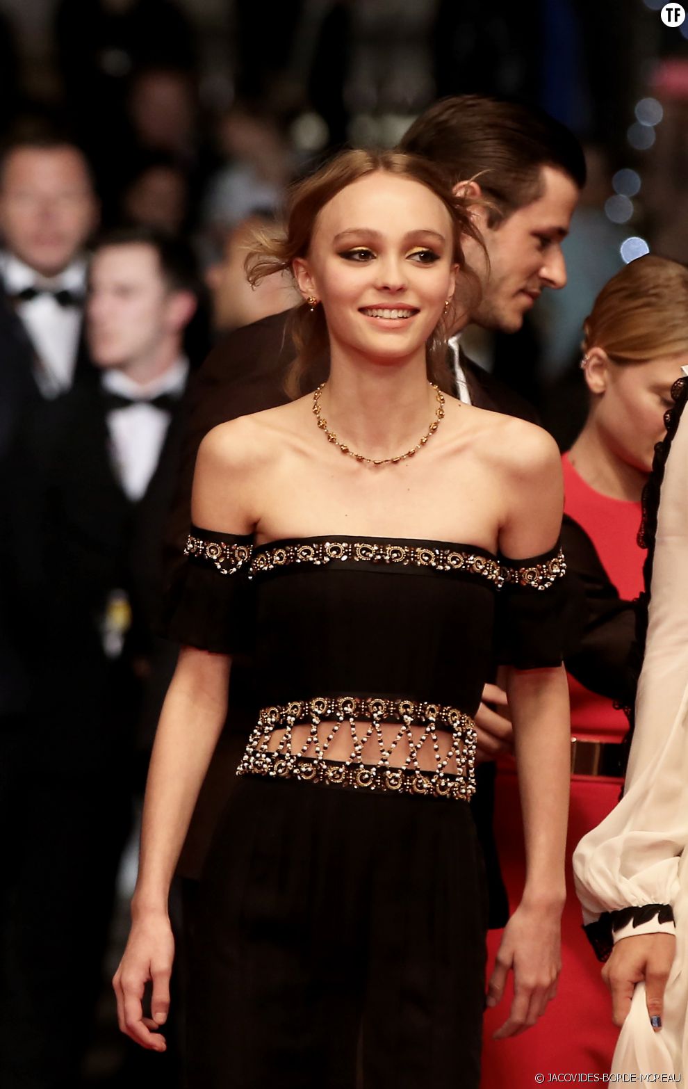 Lily-Rose Depp lors du 69ème Festival International du Film de Cannes en mai 2016