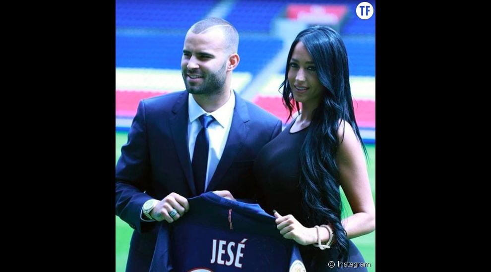 Le footballeur Jesé Rodriguez et sa compagne Aurah Ruiz